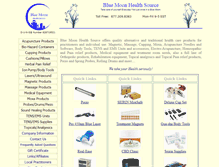 Tablet Screenshot of bluemoonhealth.com